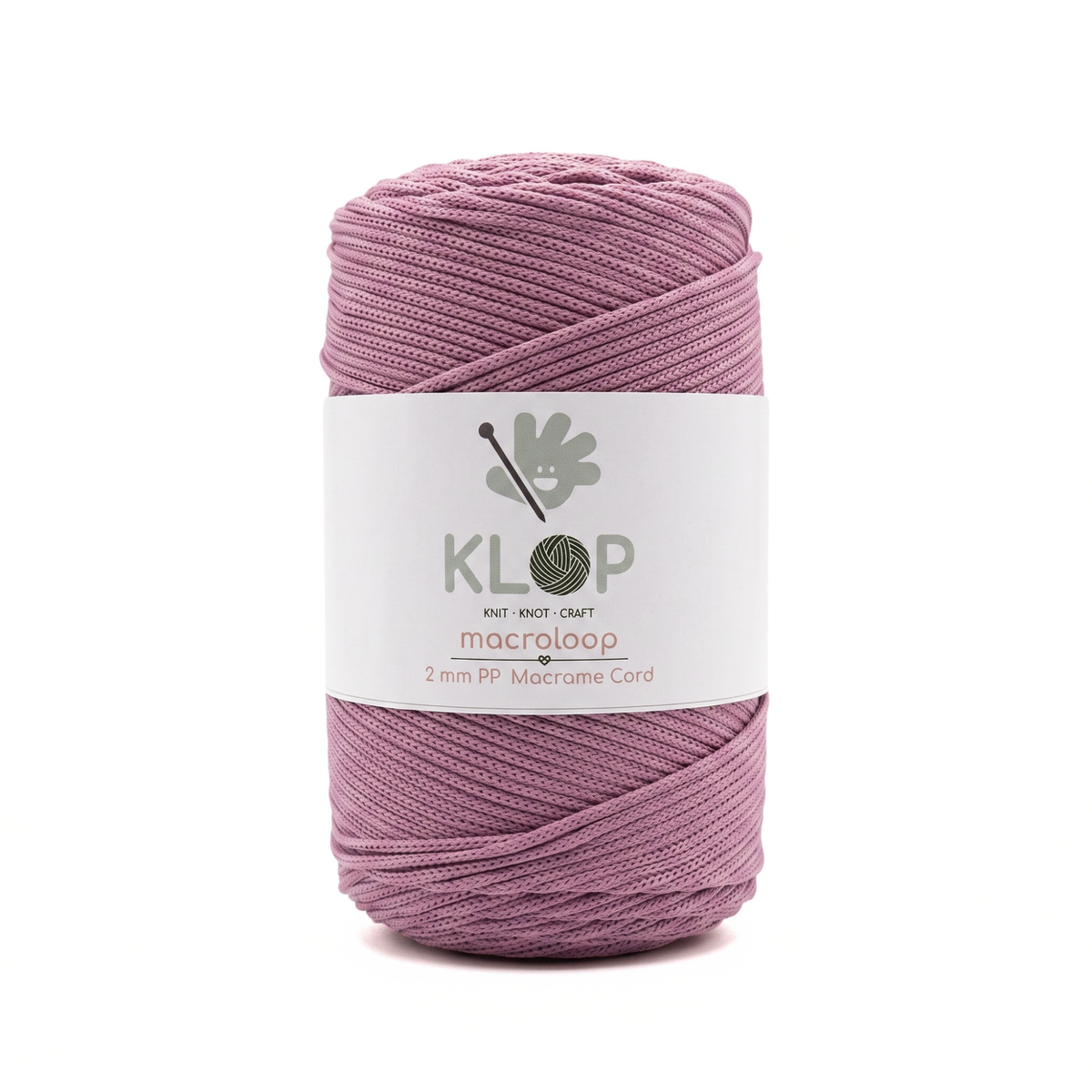 KLOP Premium 2mm Polyester Macrame Cord - 251 yards