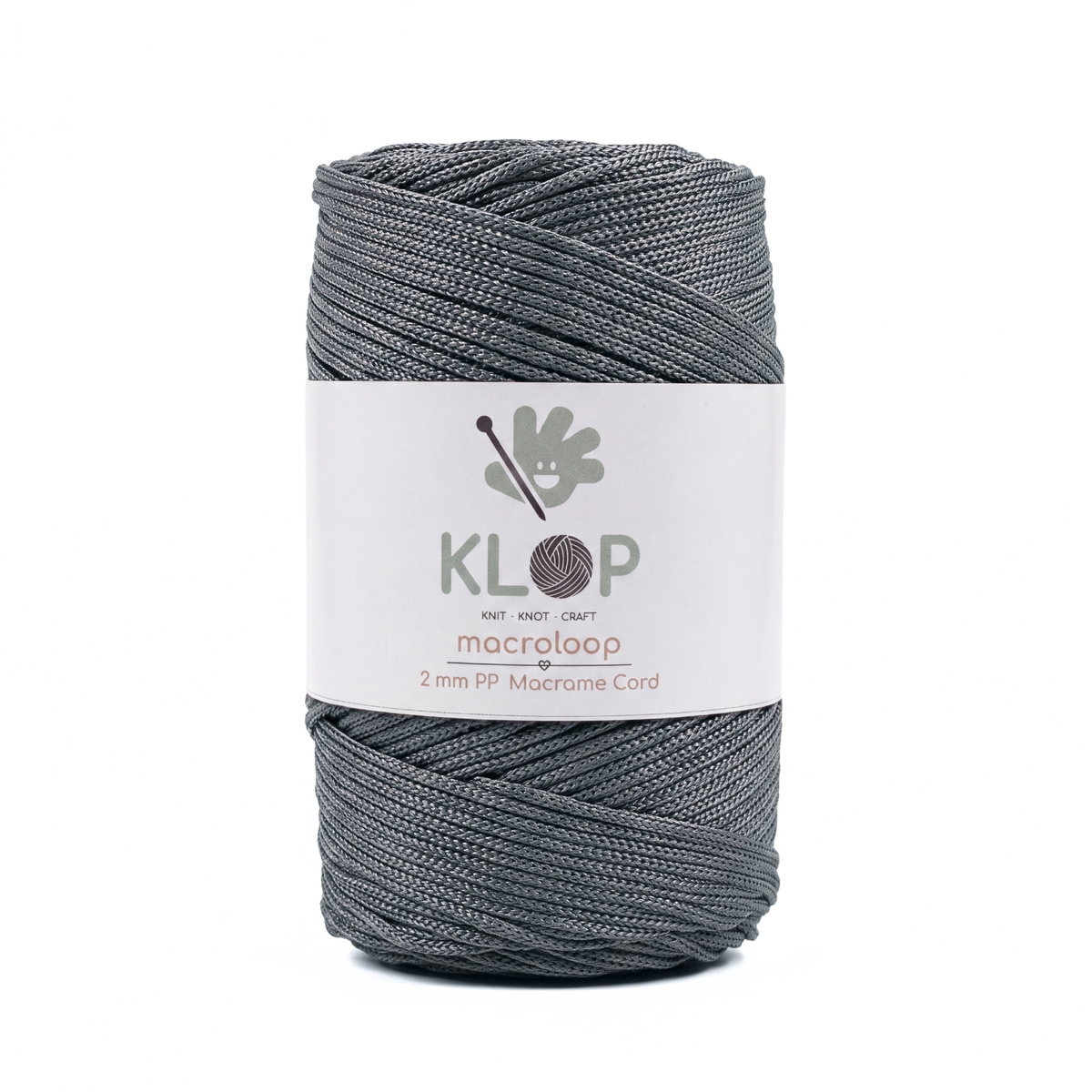 KLOP Premium 2mm  Polyester Macrame Cord - 251 yards