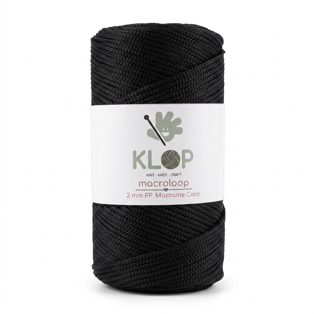 KLOP Premium 2mm  Polyester Macrame Cord - 251 yards