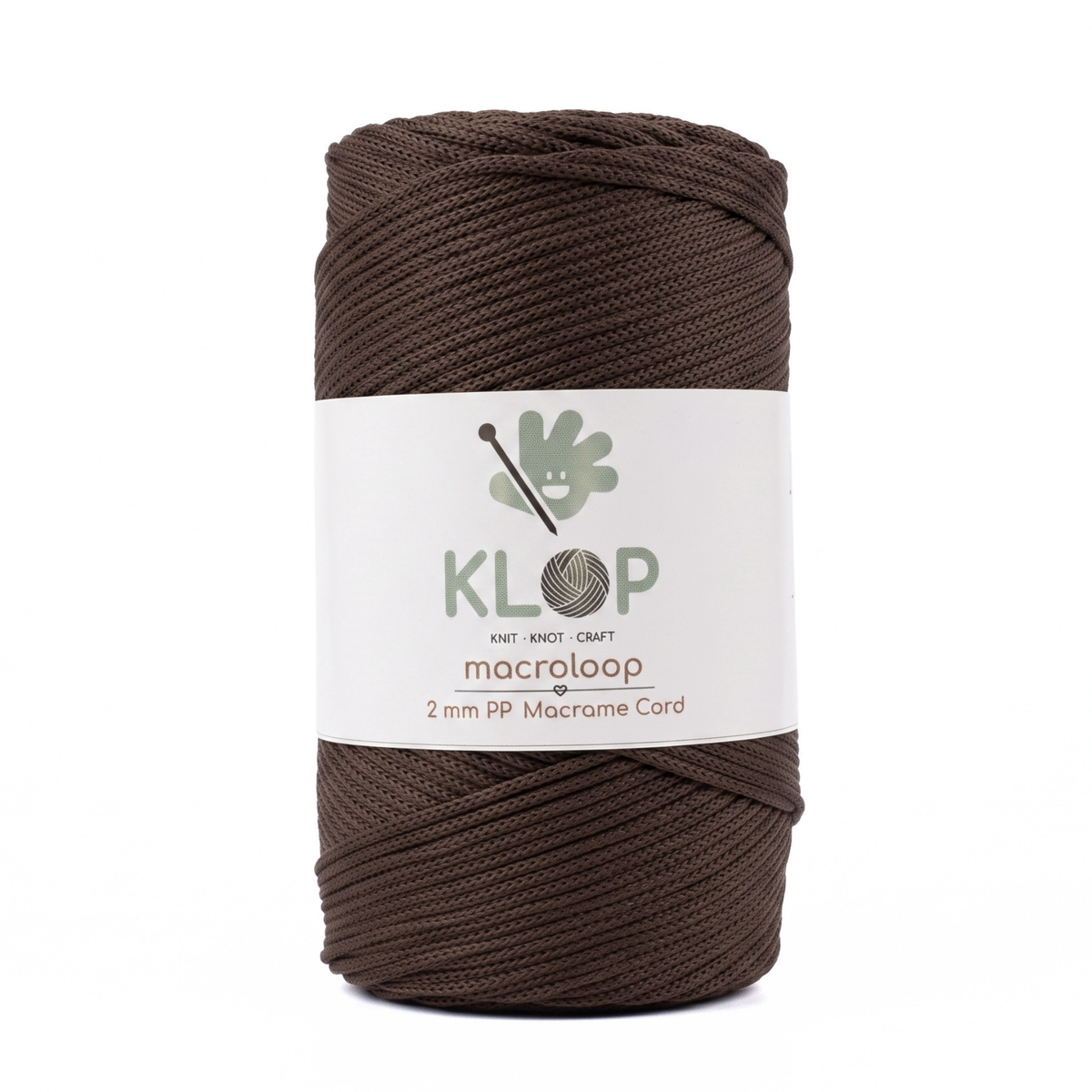 KLOP Premium 2mm  Polyester Macrame Cord - 251 yards