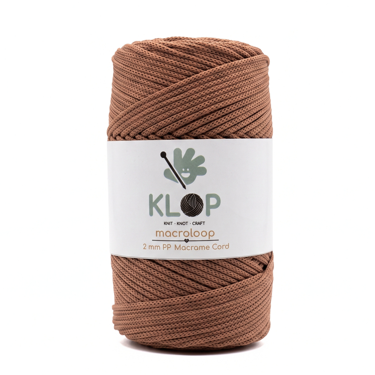 KLOP Premium 2mm  Polyester Macrame Cord - 251 yards