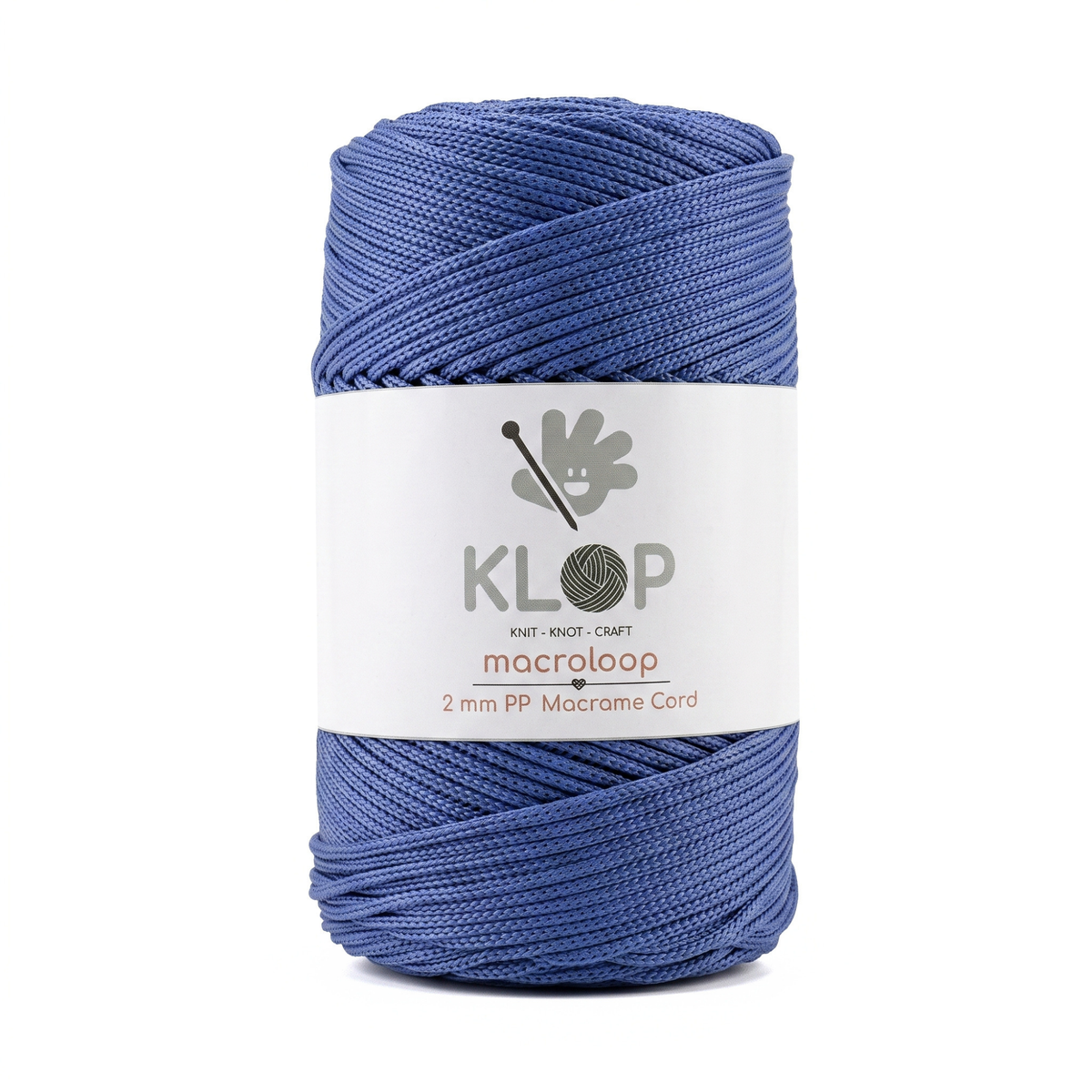 KLOP Premium 2mm  Polyester Macrame Cord - 251 yards