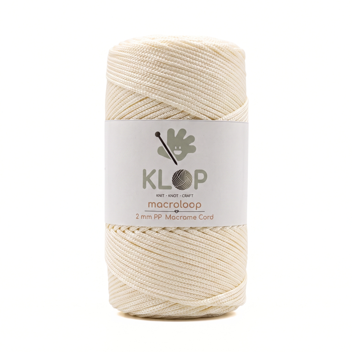 KLOP Premium 2mm  Polyester Macrame Cord - 251 yards