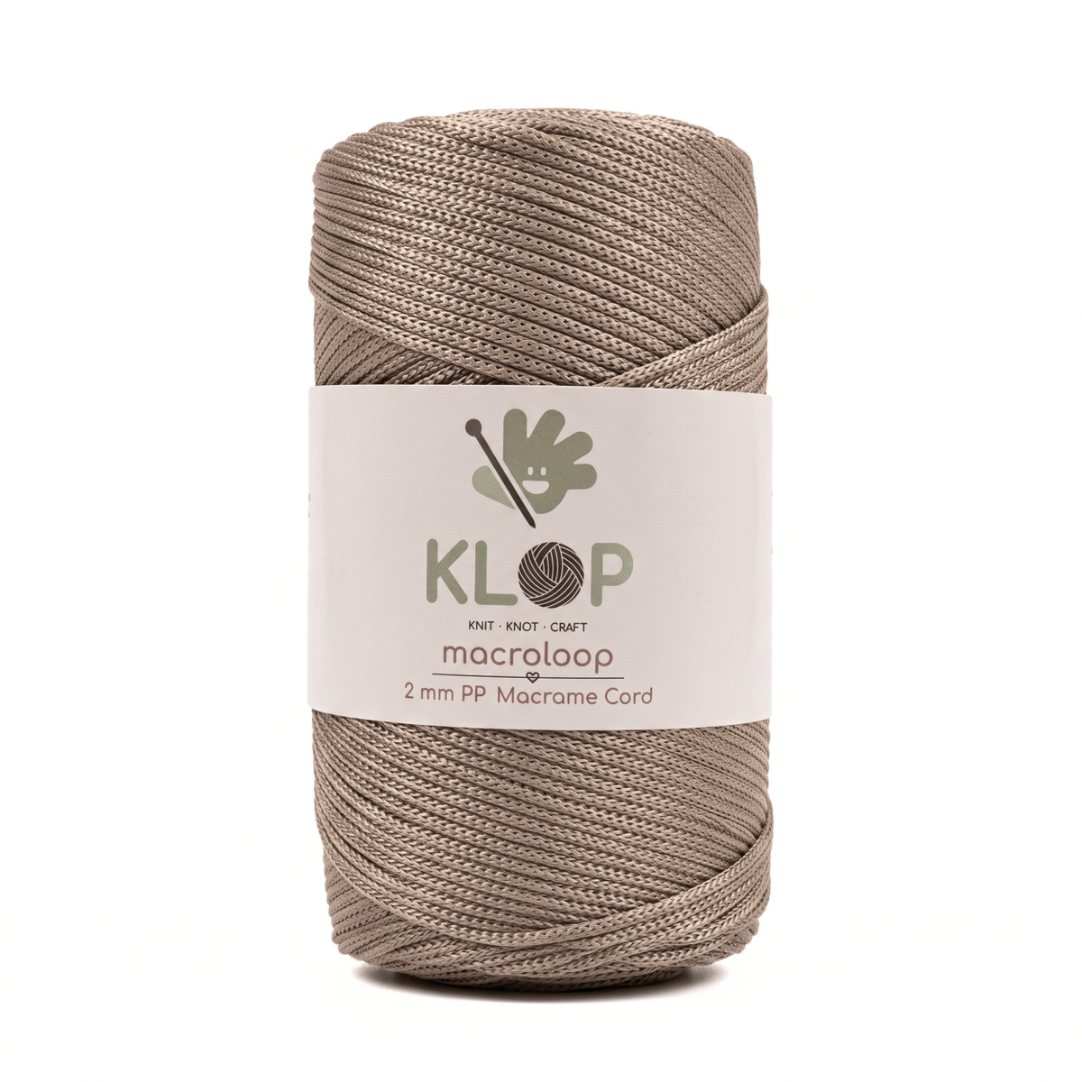 KLOP Premium 2mm  Polyester Macrame Cord - 251 yards