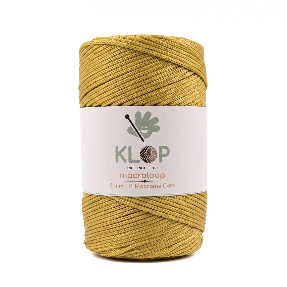 KLOP Premium 2mm  Polyester Macrame Cord - 251 yards