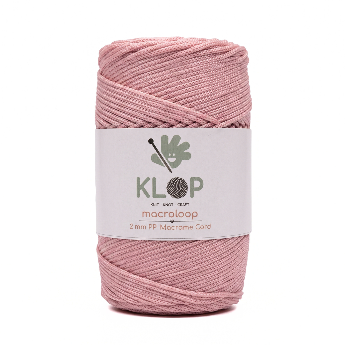 KLOP Premium 2mm  Polyester Macrame Cord - 251 yards