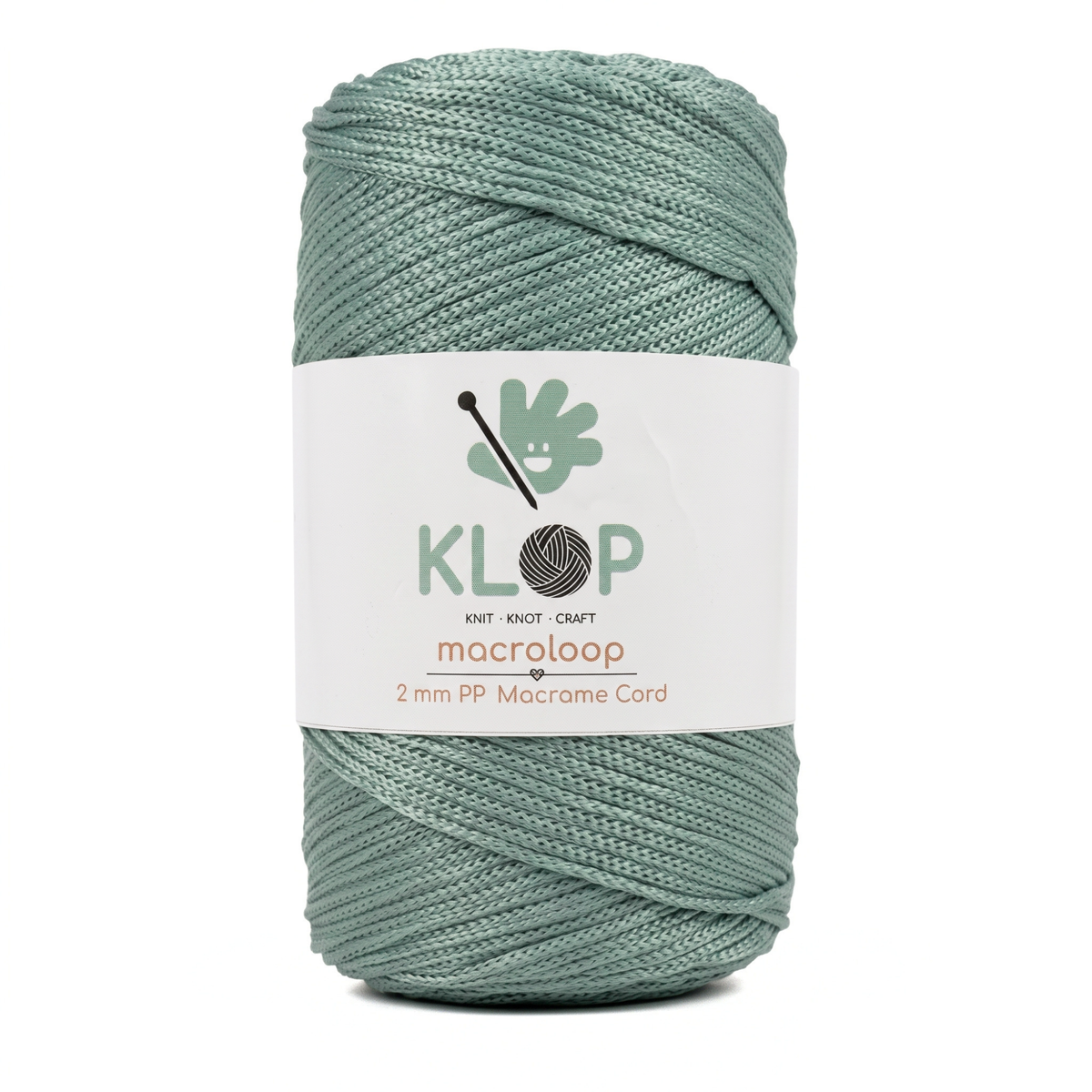 KLOP Premium 2mm  Polyester Macrame Cord - 251 yards