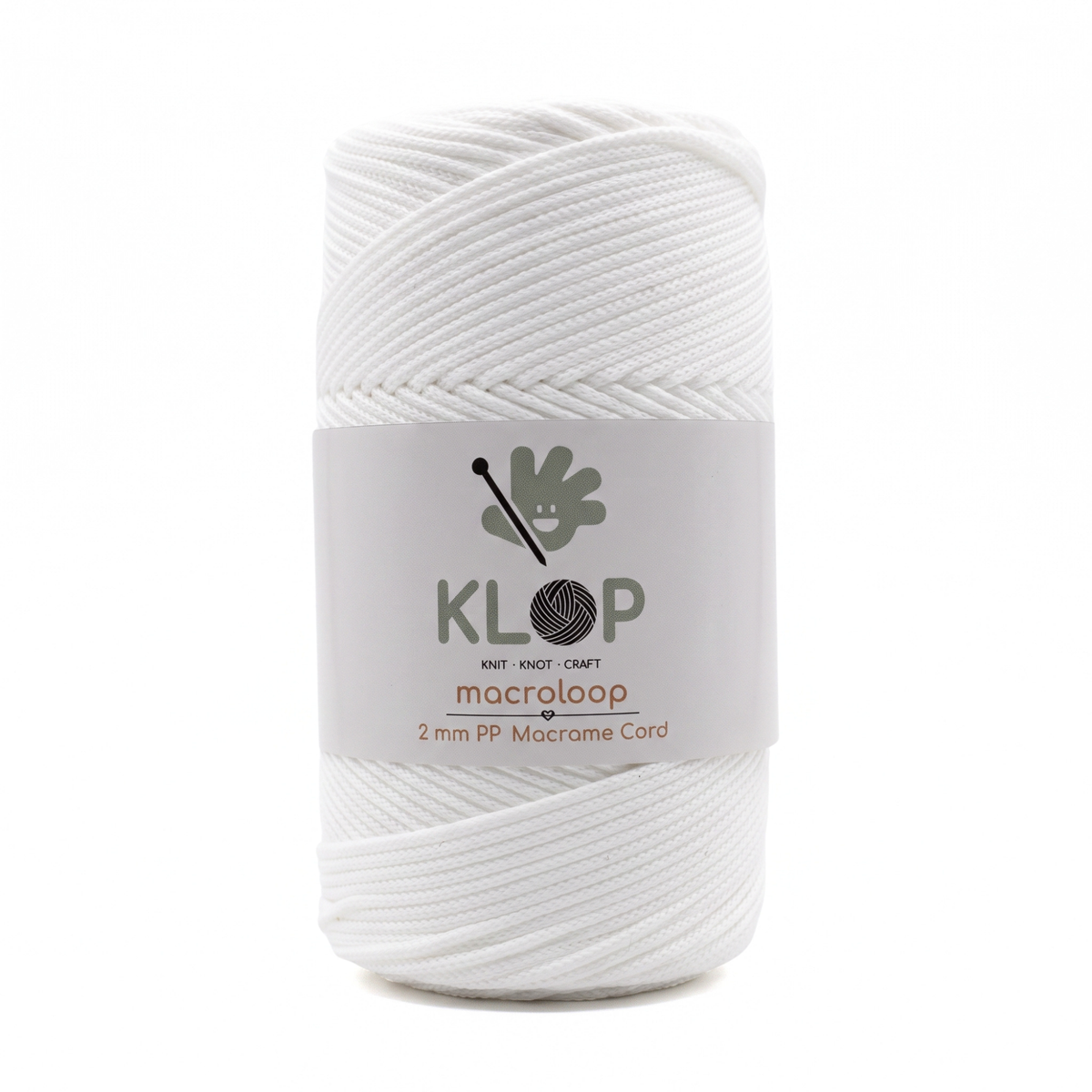 KLOP Premium 2mm  Polyester Macrame Cord - 251 yards