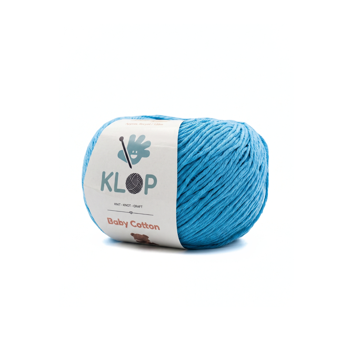 KLOP Baby Soft Cotton Yarn - Turquoise