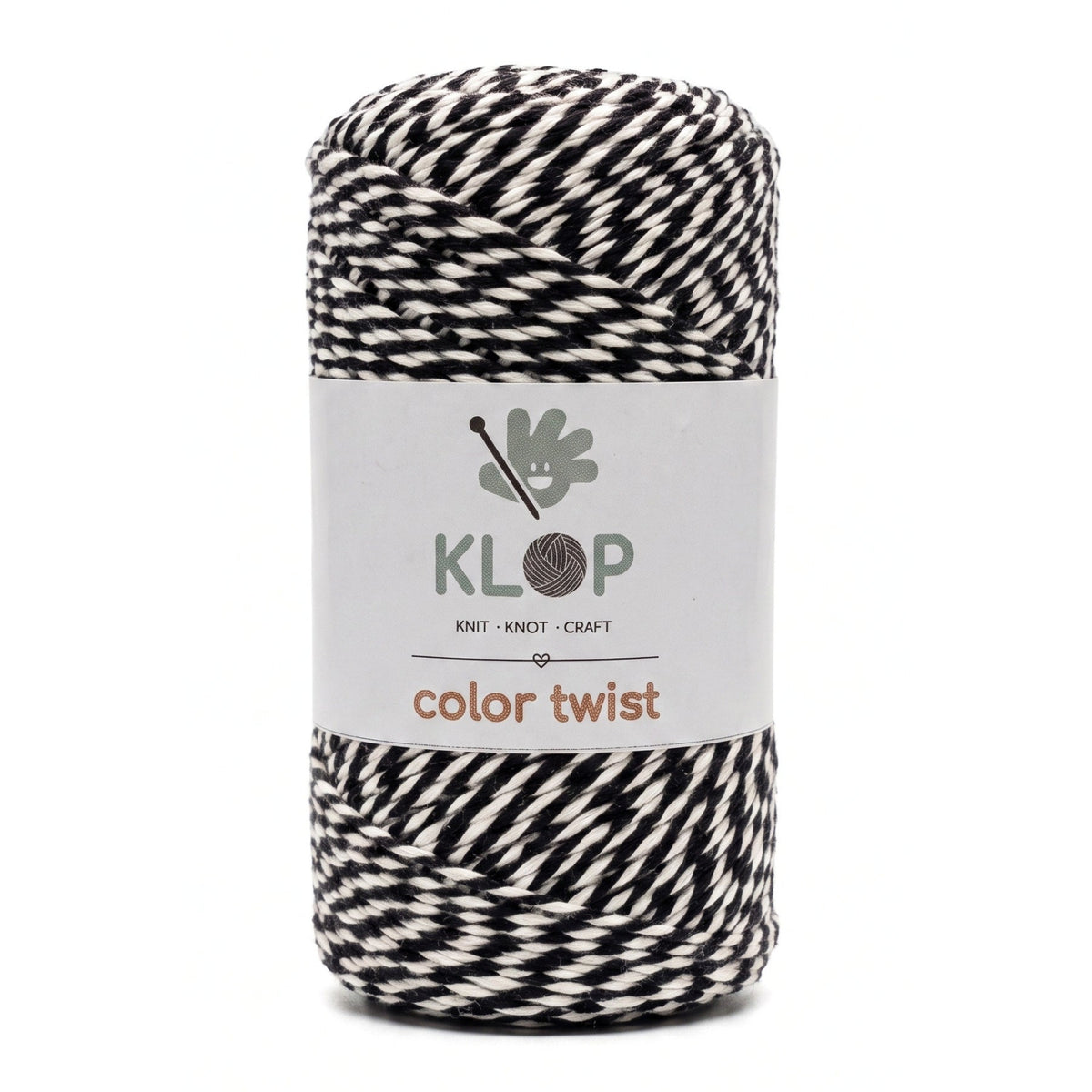 KLOP Color Twist Baker's Twine - Black & White