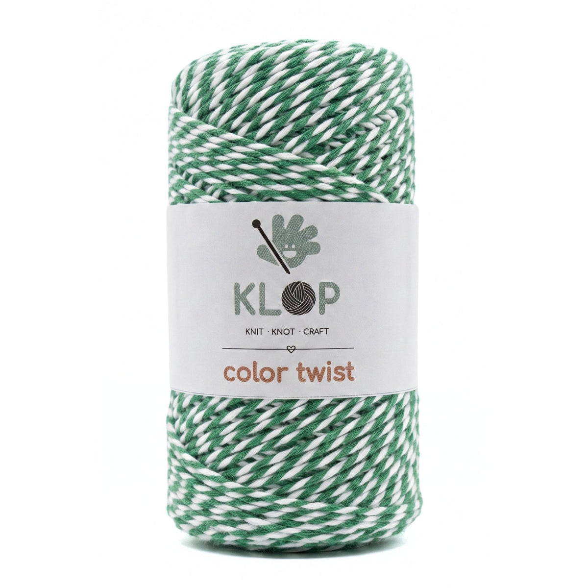 KLOP Color Twist Baker's Twine - Green & White