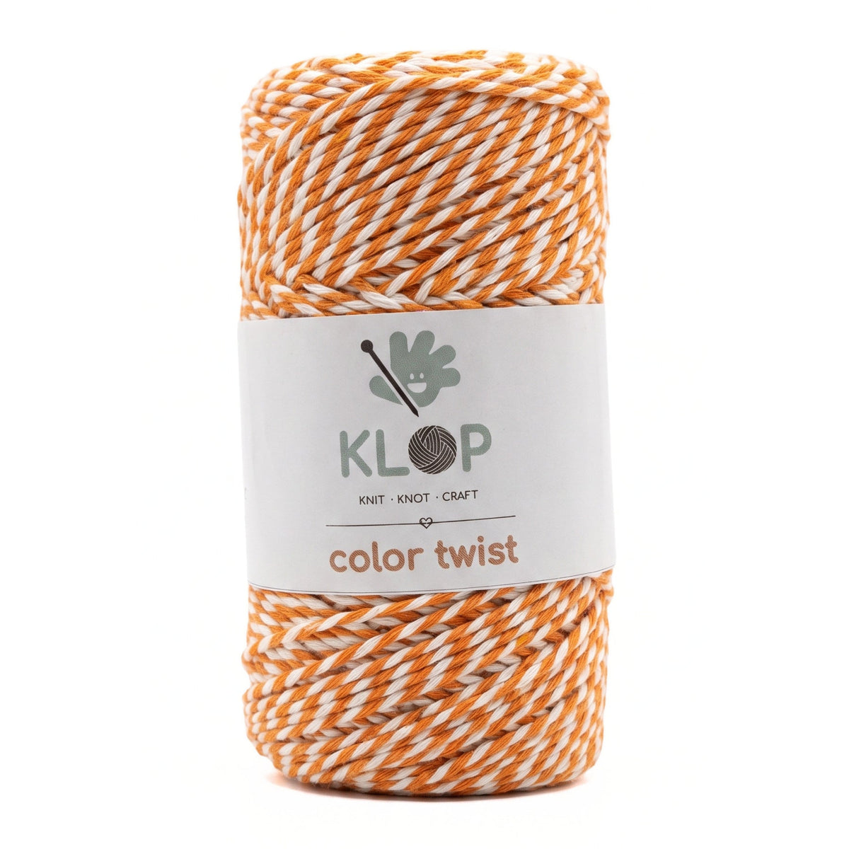 KLOP Color Twist Baker's Twine - Orange & White